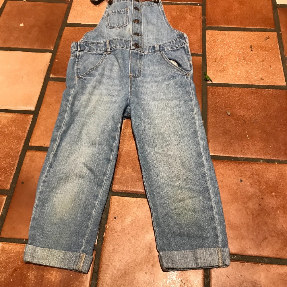 Oshkosh Girls Size 6 Blue Jeans Overalls